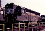 NS 7000 sits at the fuel racks at Glenwood Yard